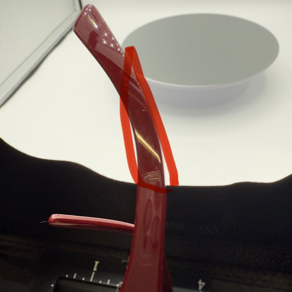 Prada Eyeglasses Frames CPR 10 W 2AU-1O1 Tortoise Red Square Full Rim 54-17-140 - Picture 11 of 11
